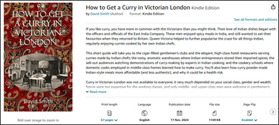 Kindle edition of How to Get a Curry in Victorian London